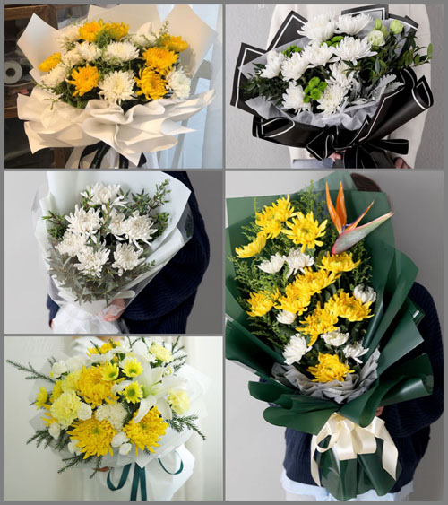 安徽六安市霍邱县范桥镇白事花束代送
